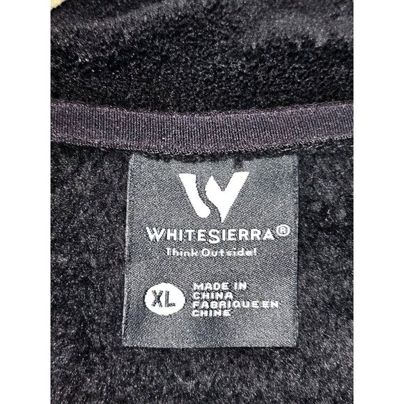 NWT  White Sierra Women's Black Fleece Cozy Zip-Up Lightweight  Vest Sz XL 2882 - Picture 7 of 13